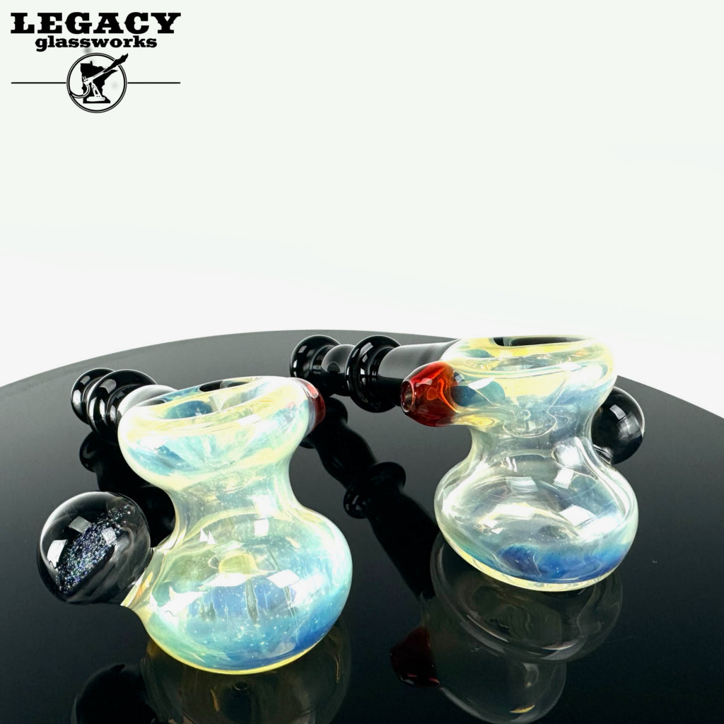 Cherry Glass Fume Dichro Cab Bubbler