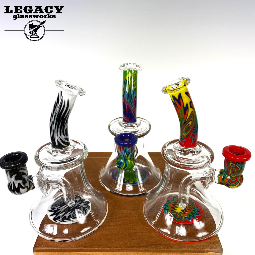 CRUNKLESTEIN Glass - Session Millie Mini Tube Rig - #1 - The Dab Lab